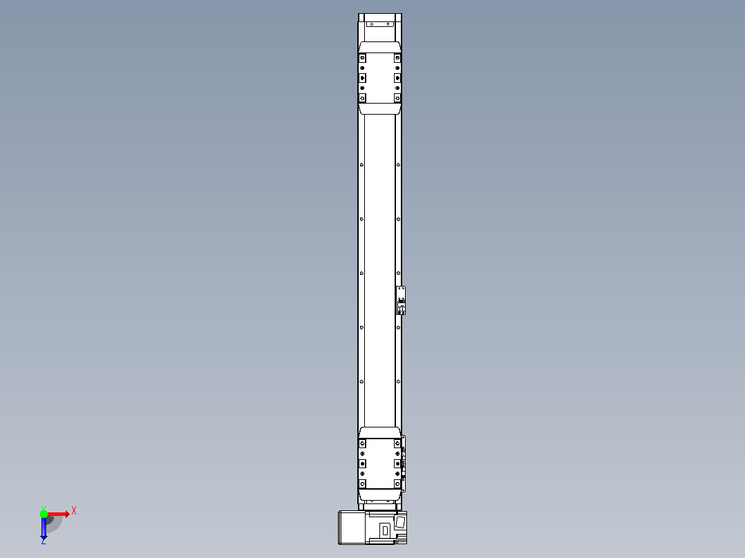 皮带直线轴双滑块型TPA-GCBS-80-P60-L275-LU-M20-N3俯视图