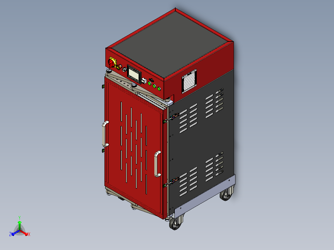 真空干燥正等轴测图