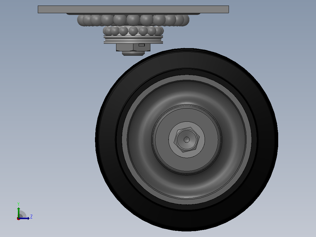 脚轮Colson-6_06209_459_2左视图