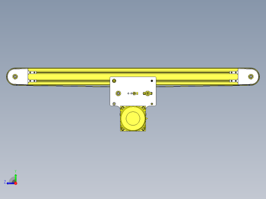 使用铝合金型材的紧凑型皮带输送机右视缩略图