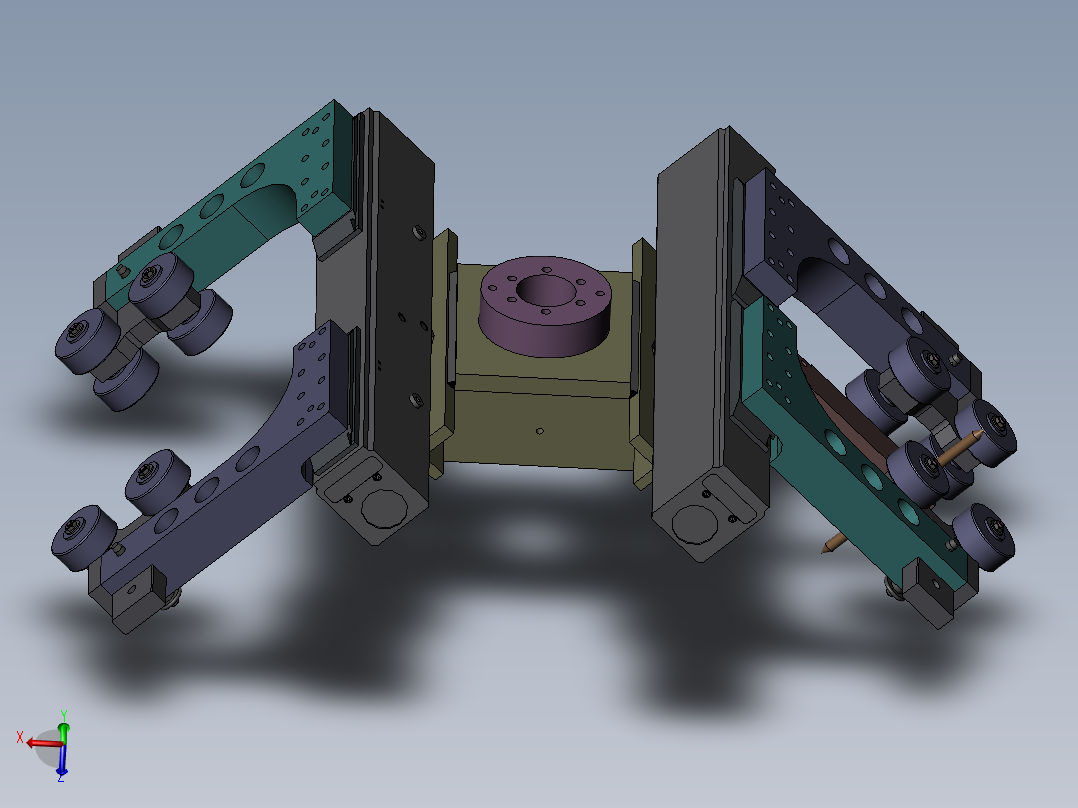 装配夹具Solidworks设计附STP格式