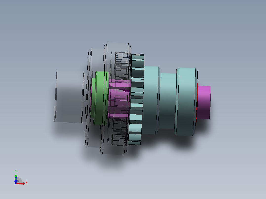 机械结构设计作业——齿轮离合器