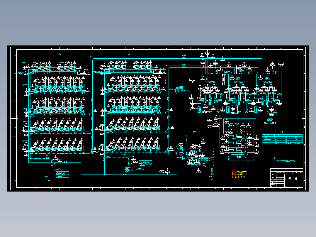 气力除灰系统热工专业系统图