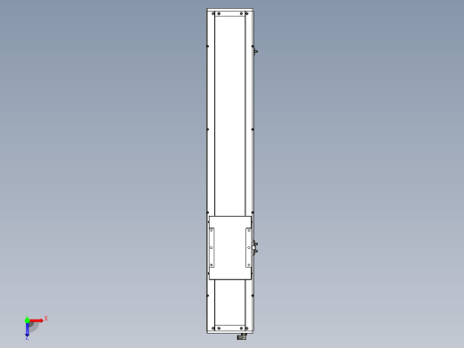 Toyo东佑达直线模组-ECH17-700-M-400W+煞車俯视缩略图