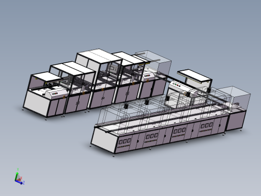 点胶机产线设计图