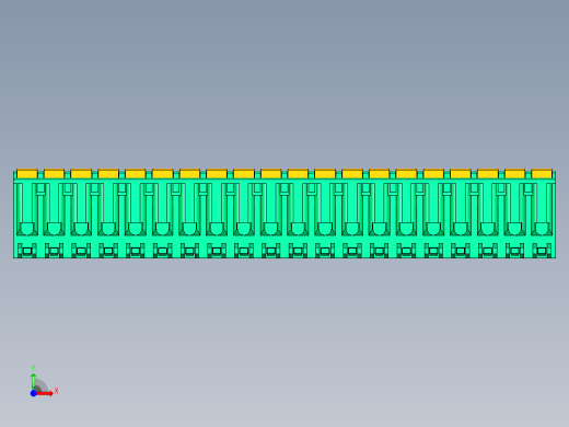 DEGSON 2EDG 系列 5.08mm 可插拔接线端子组-2EDGKDA-5.08-20P-14-00AH前视缩略图