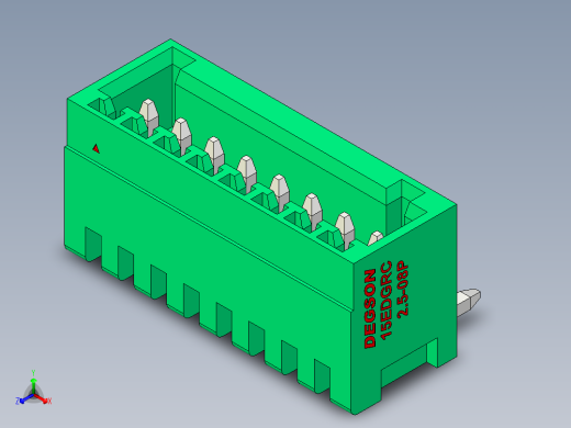 DEGSON 15EDG 系列 2.5mm 接线端子包-15EDGRC-2.5-08P-14-00AH