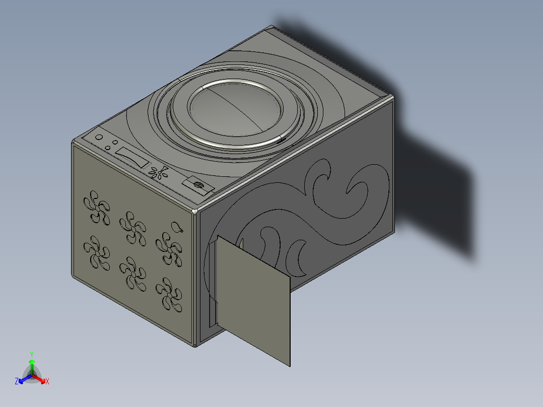 新型洗衣机设计含三维+说明书