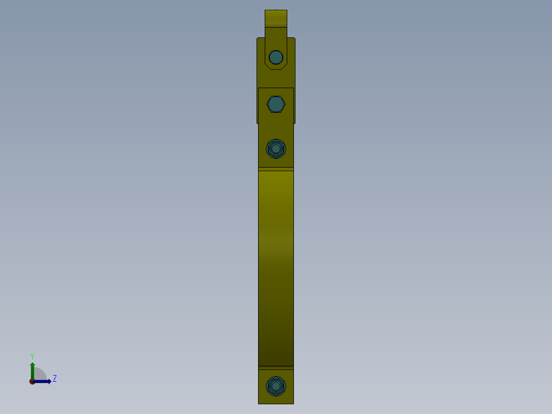 支架 (21)左视图