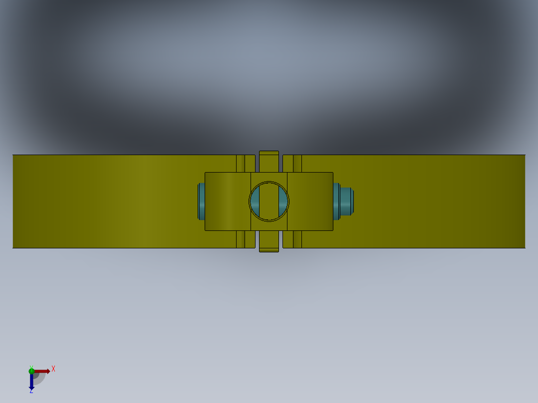 支架 (21)俯视图