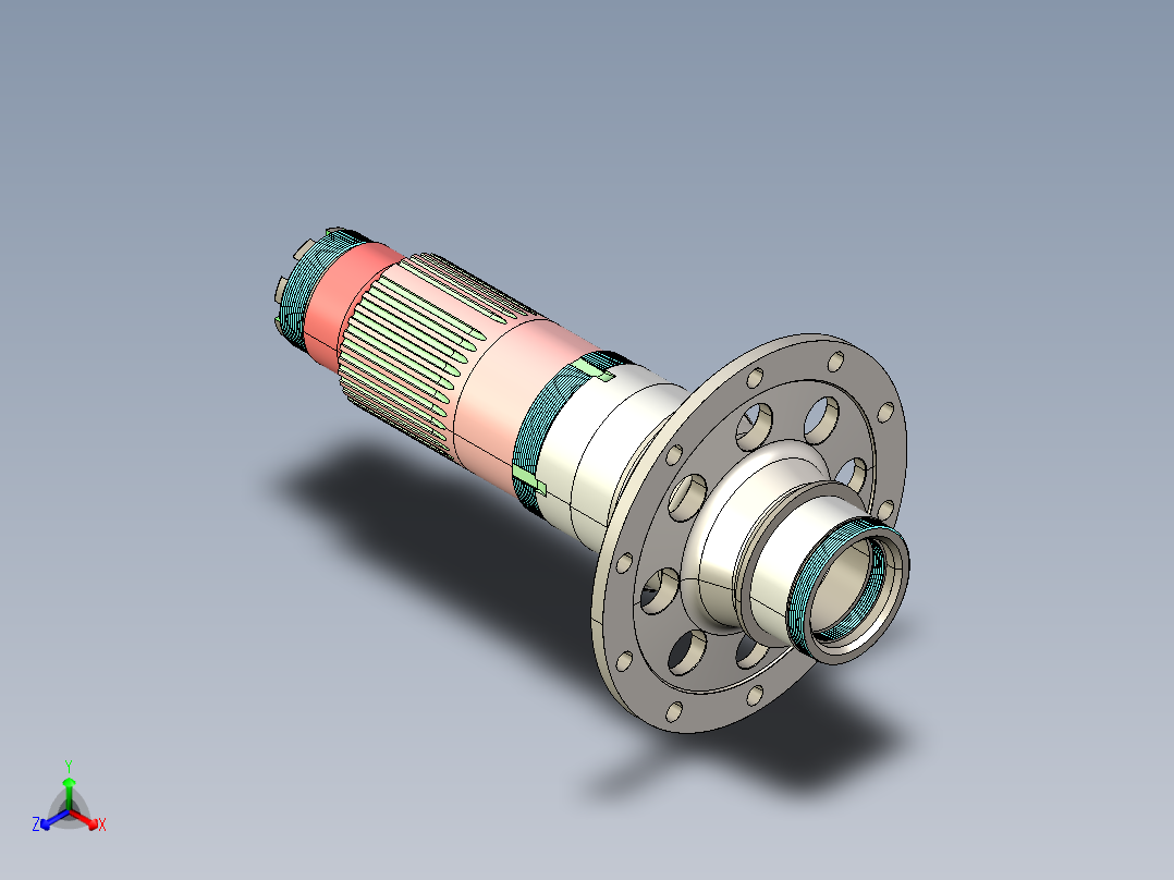 发动机的输出轴