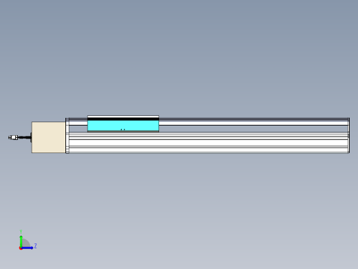 同步带滑台-半封闭B22-L100-C-S500-R-P75-D3-N5左视缩略图