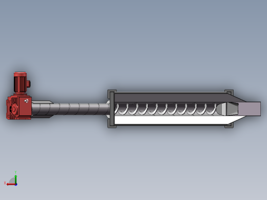 无轴螺旋提升机计后视缩略图