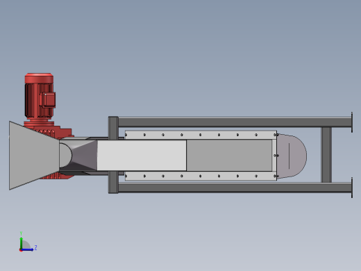 无轴螺旋提升机计左视缩略图