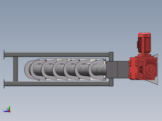 无轴螺旋提升机计右视缩略图