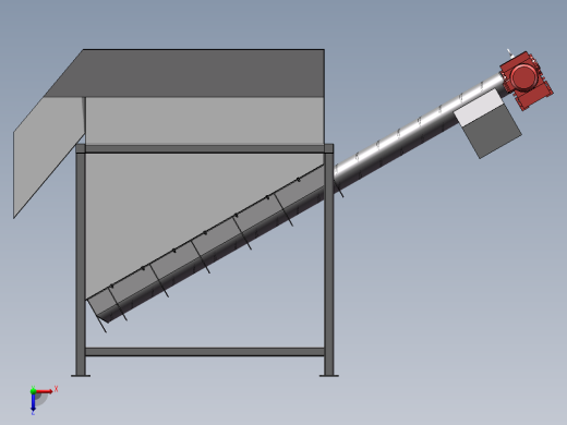 无轴螺旋提升机计俯视缩略图