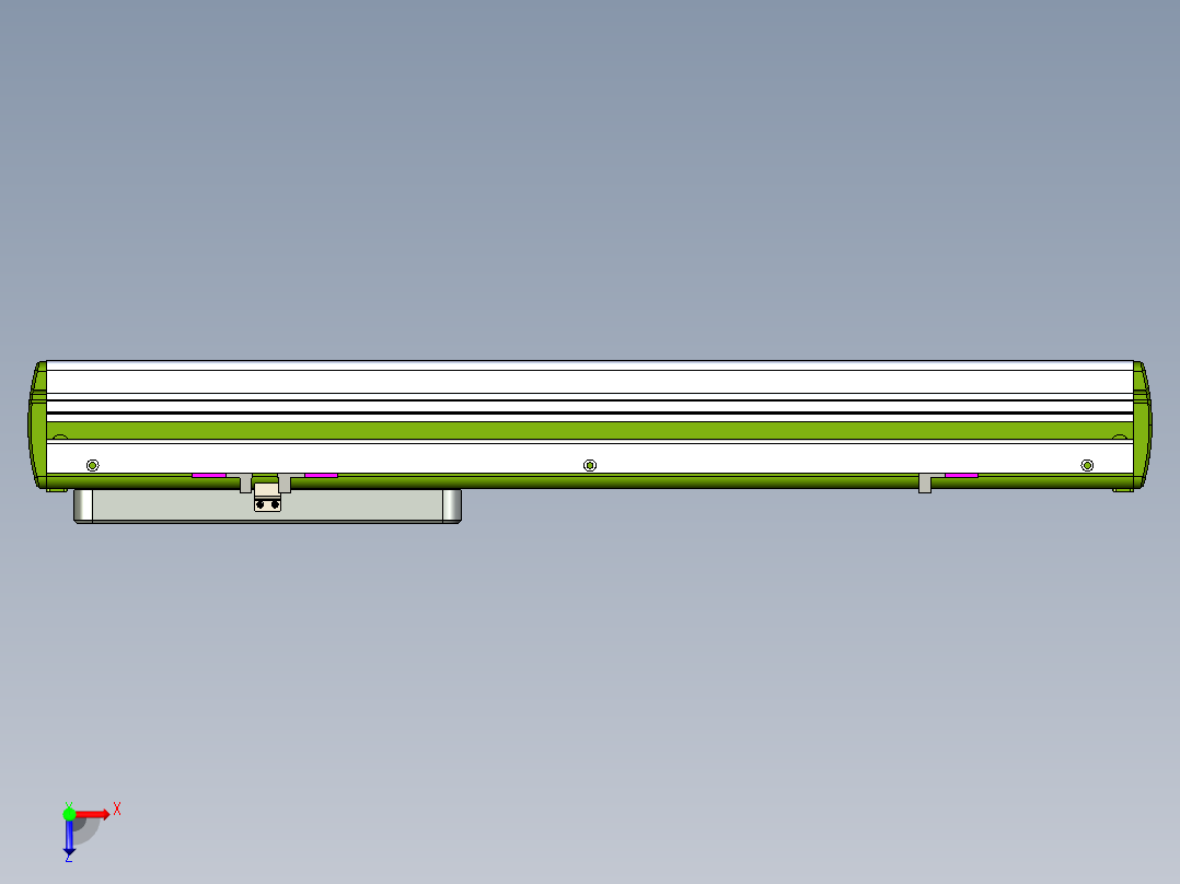 威洛博LC系列3d模型模组LC14S2Y-S350俯视图