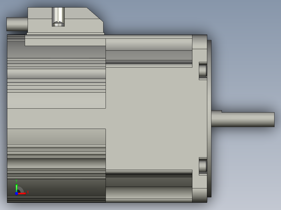 MBMC3A1ASB无刷电机前视图