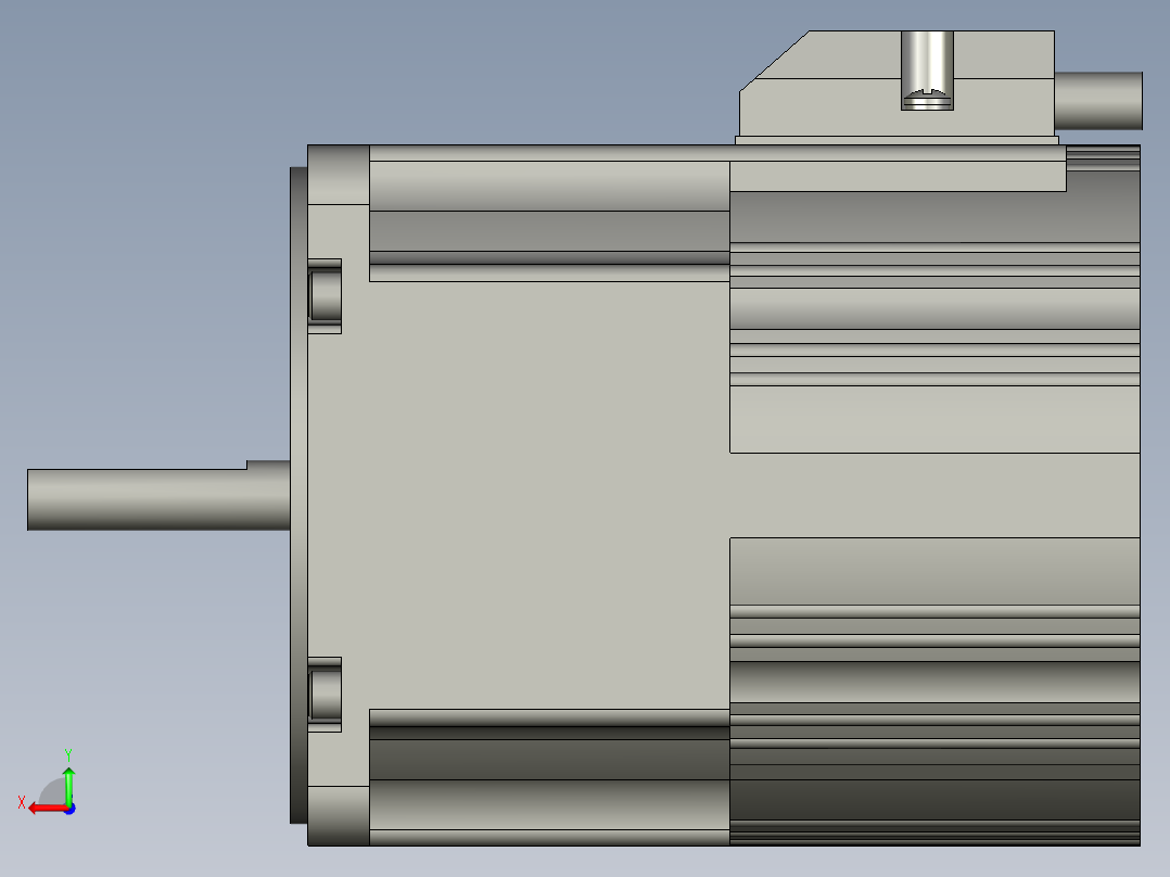 MBMC3A1ASB无刷电机后视图