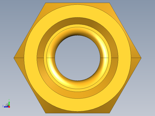 扩口式工业通用硬管接头Short Forged Nut 14FSX-4右视缩略图