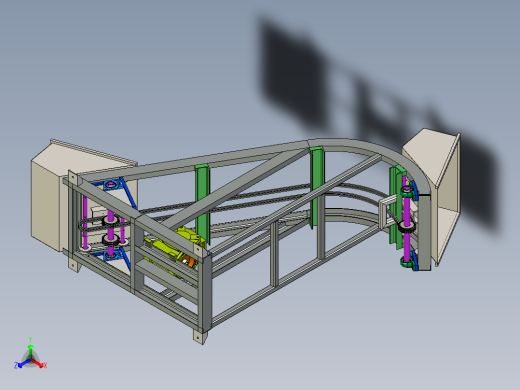 斗式提升机完整三维模型