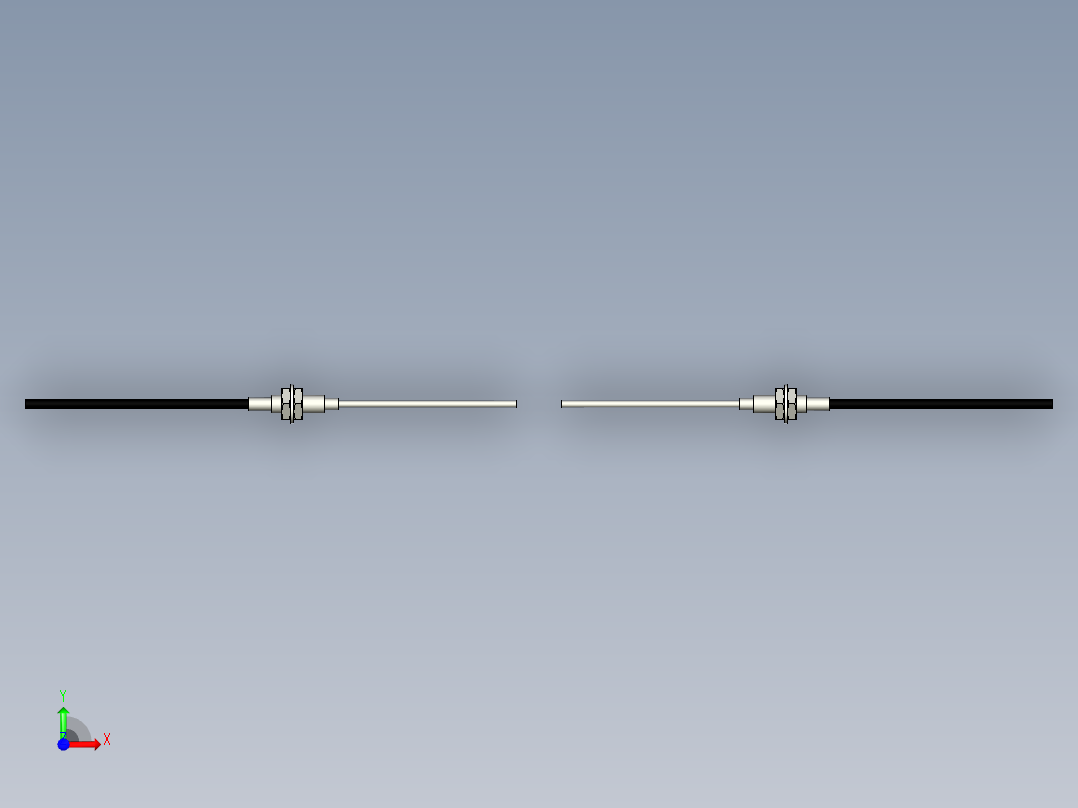 光纤元件对射型FT-D410-M前视图
