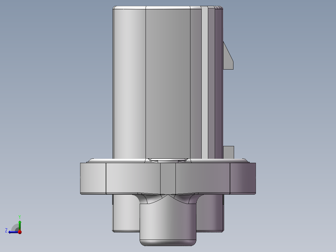 瑞可达12Pin插座装配-A.STEP右视图