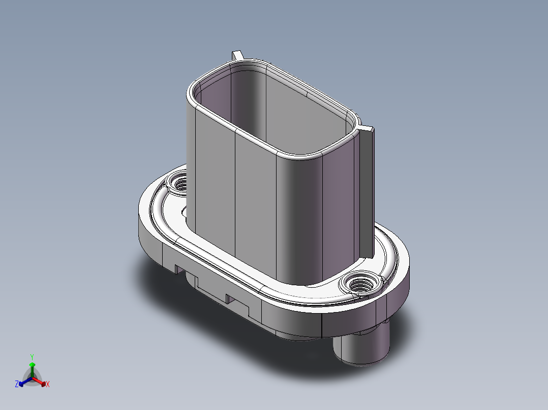 瑞可达12Pin插座装配-A.STEP正等轴测图