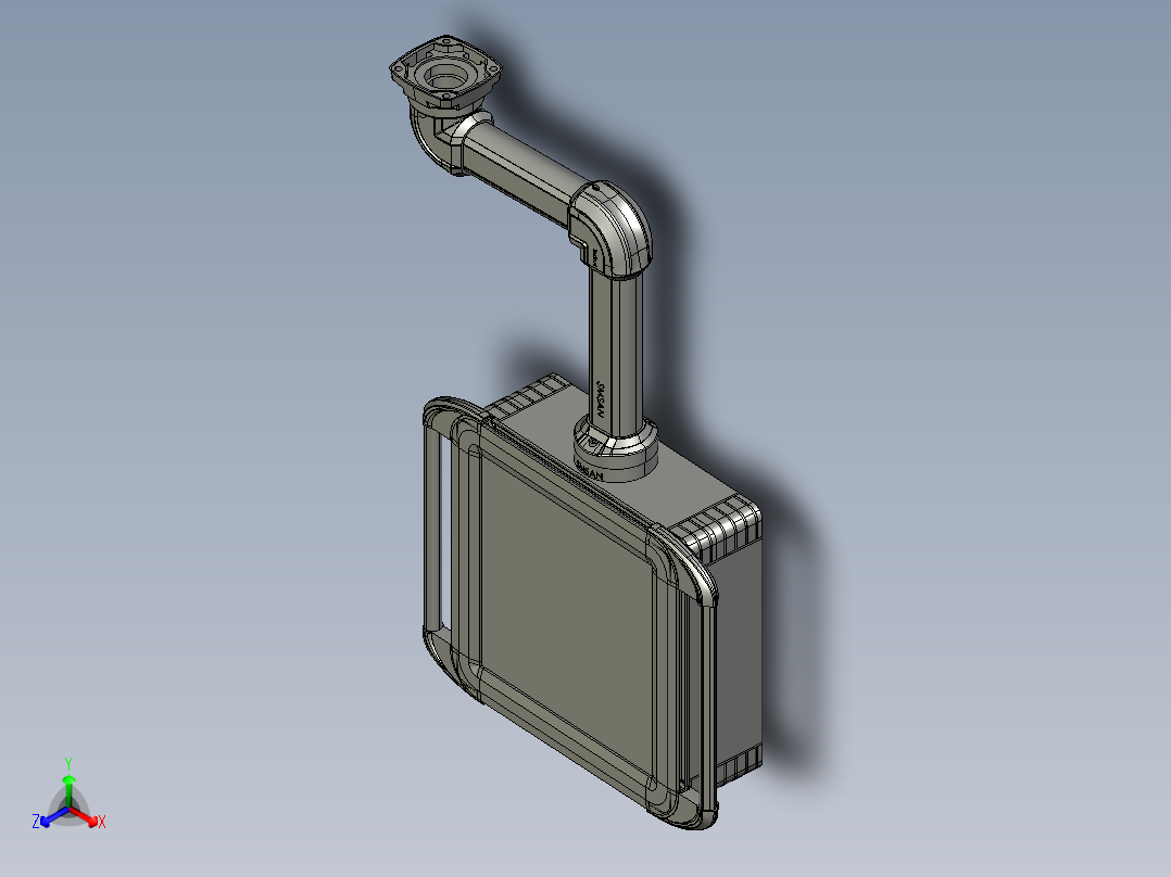 向上顶座+转角+箱体连接器+控制箱