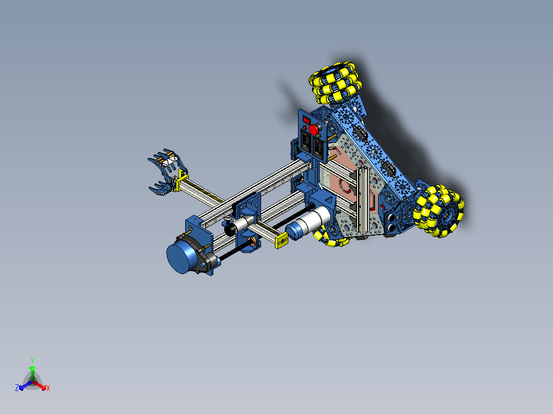 OMS全向轮机器人车