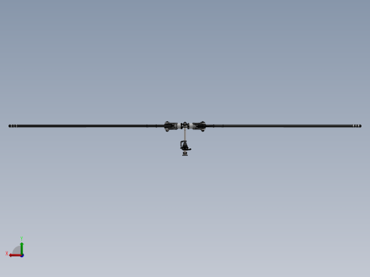 贝尔206直升机后视缩略图