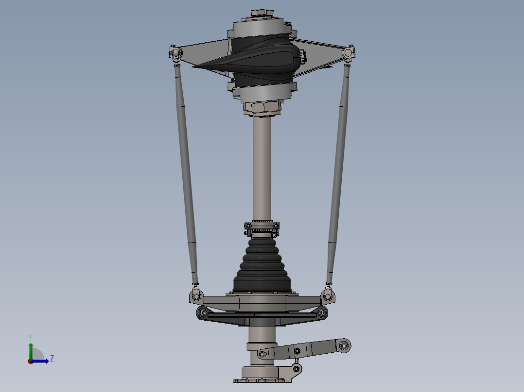 贝尔206直升机左视图