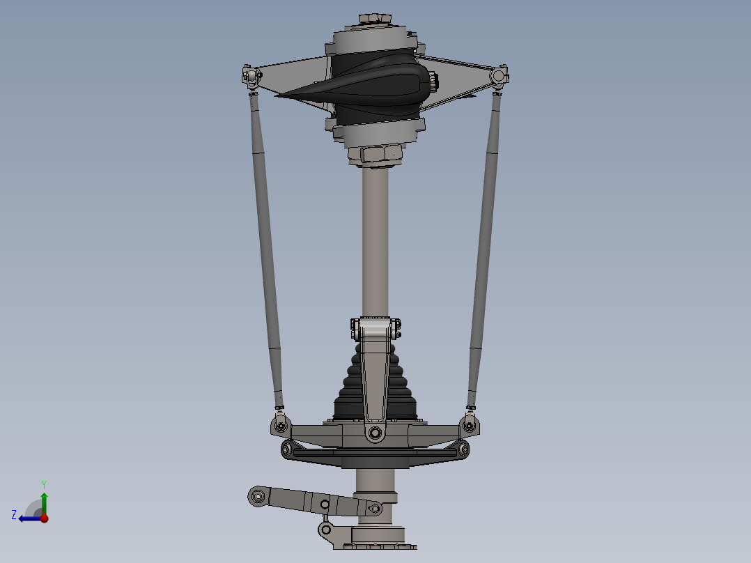 贝尔206直升机右视图