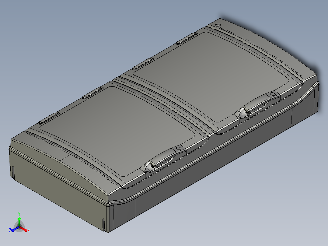 电气柜-85672正等轴测图