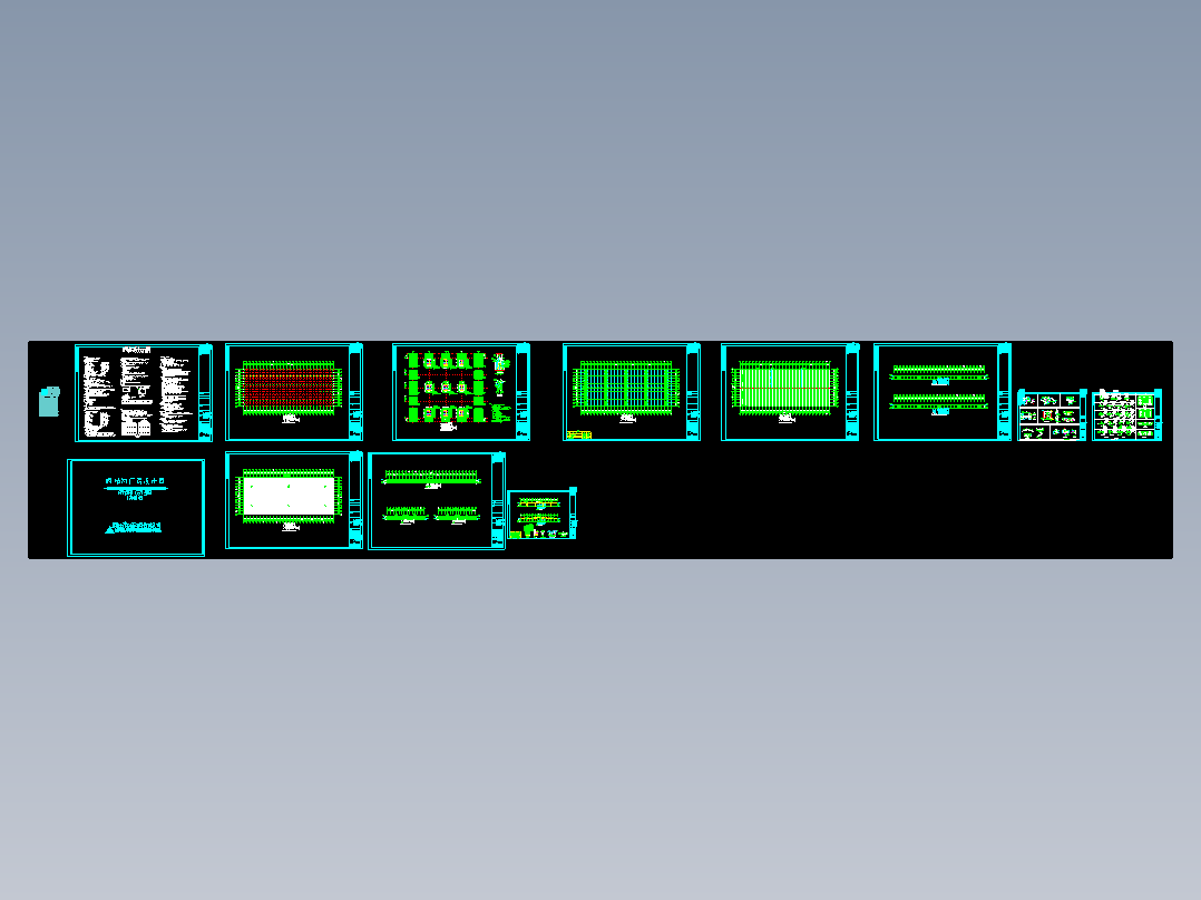 河南某公司钢结构厂房建筑CAD