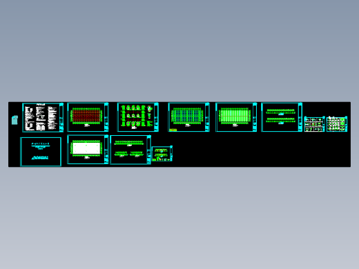 河南某公司钢结构厂房建筑CAD