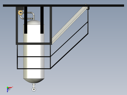 登高梯操作平台俯视缩略图