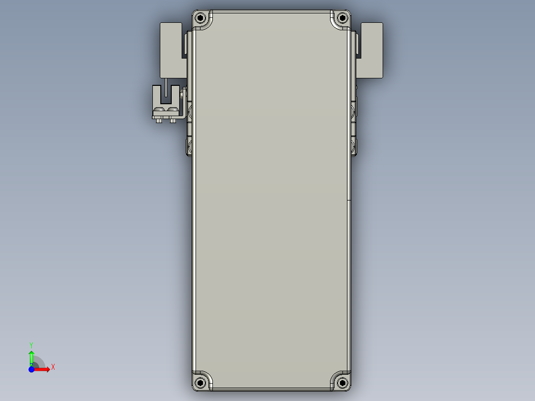 TPA-KNR-86E-1610C-L1000A1-MP-P75-N3线性模块铝制底座前视图