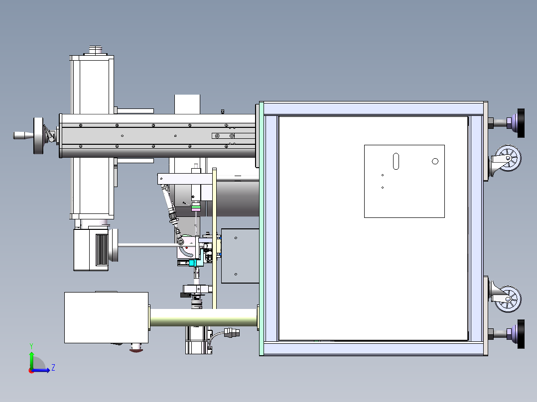 激光点焊机sw20可编辑左视图