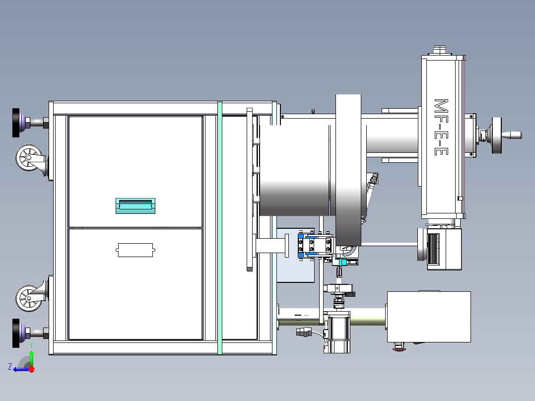 激光点焊机sw20可编辑右视图