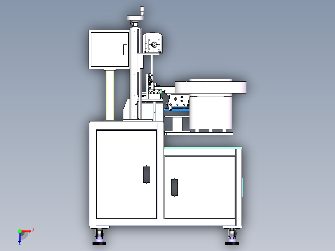 激光点焊机sw20可编辑俯视图