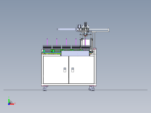 卷盘式上料机sw18可编辑前视缩略图