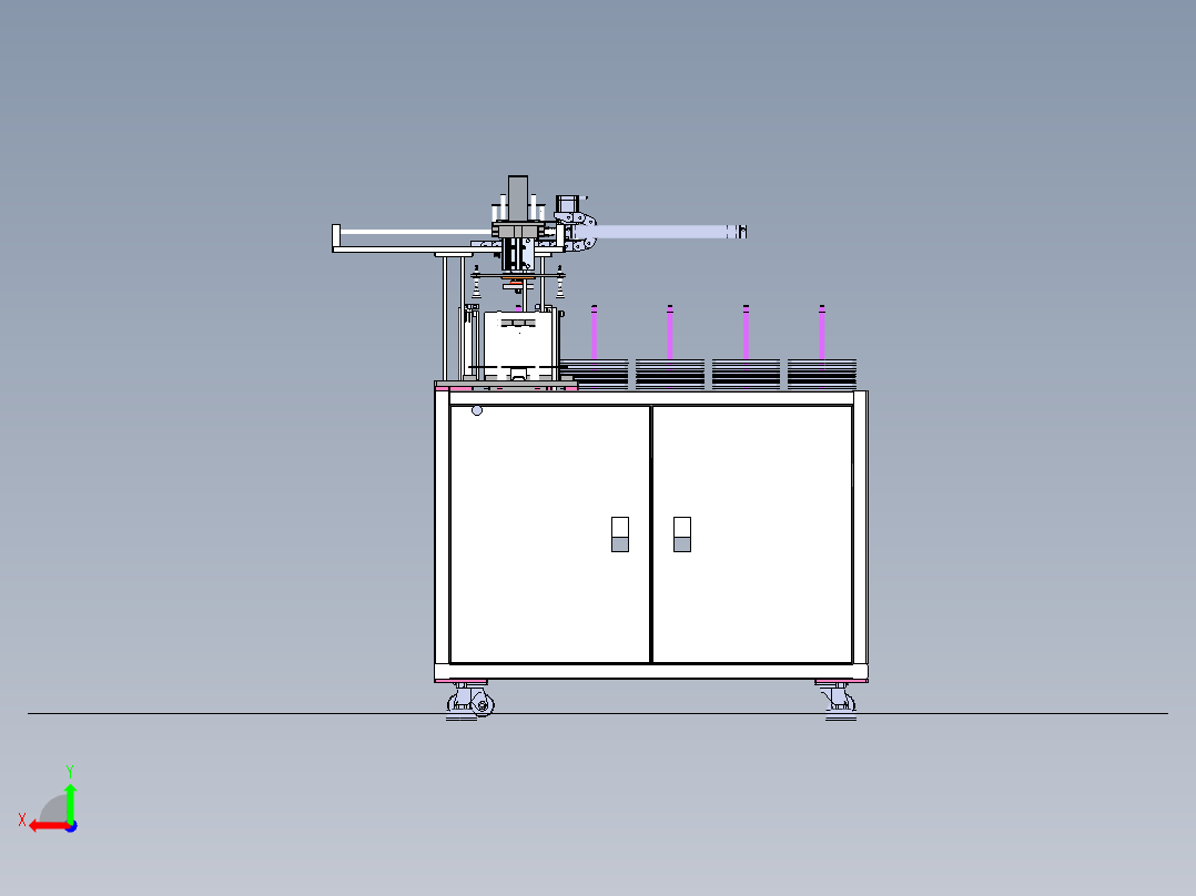 卷盘式上料机sw18可编辑后视图