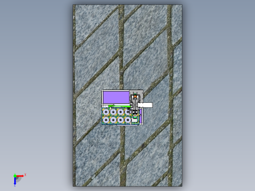 卷盘式上料机sw18可编辑俯视缩略图