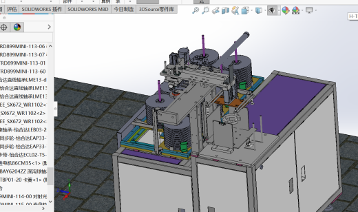 卷盘式上料机sw18可编辑缩略图