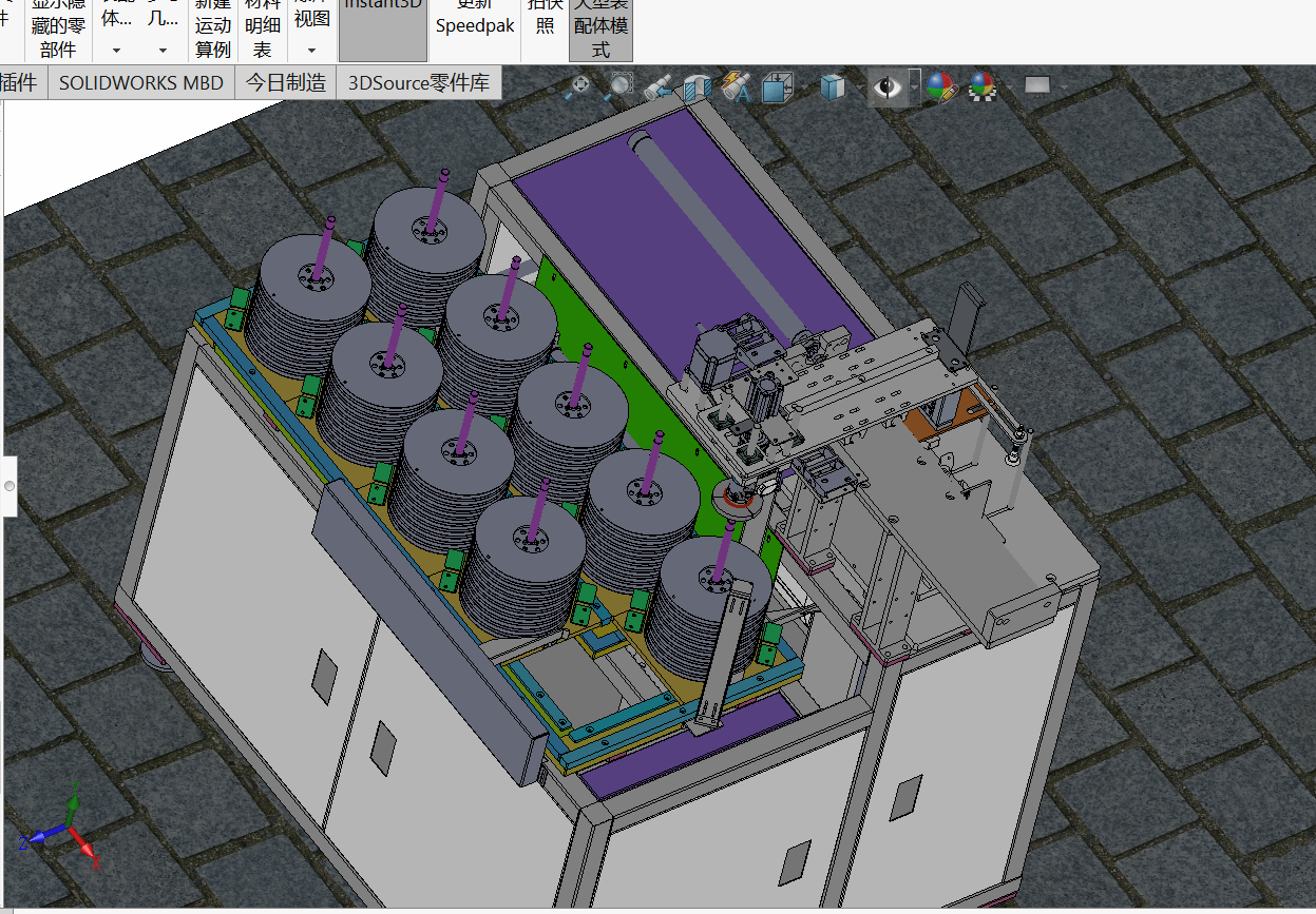 卷盘式上料机sw18可编辑