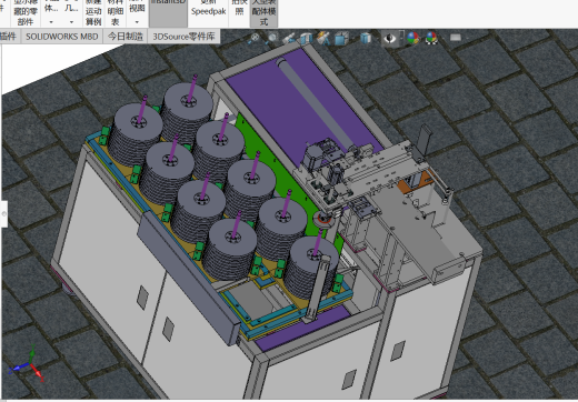 卷盘式上料机sw18可编辑缩略图