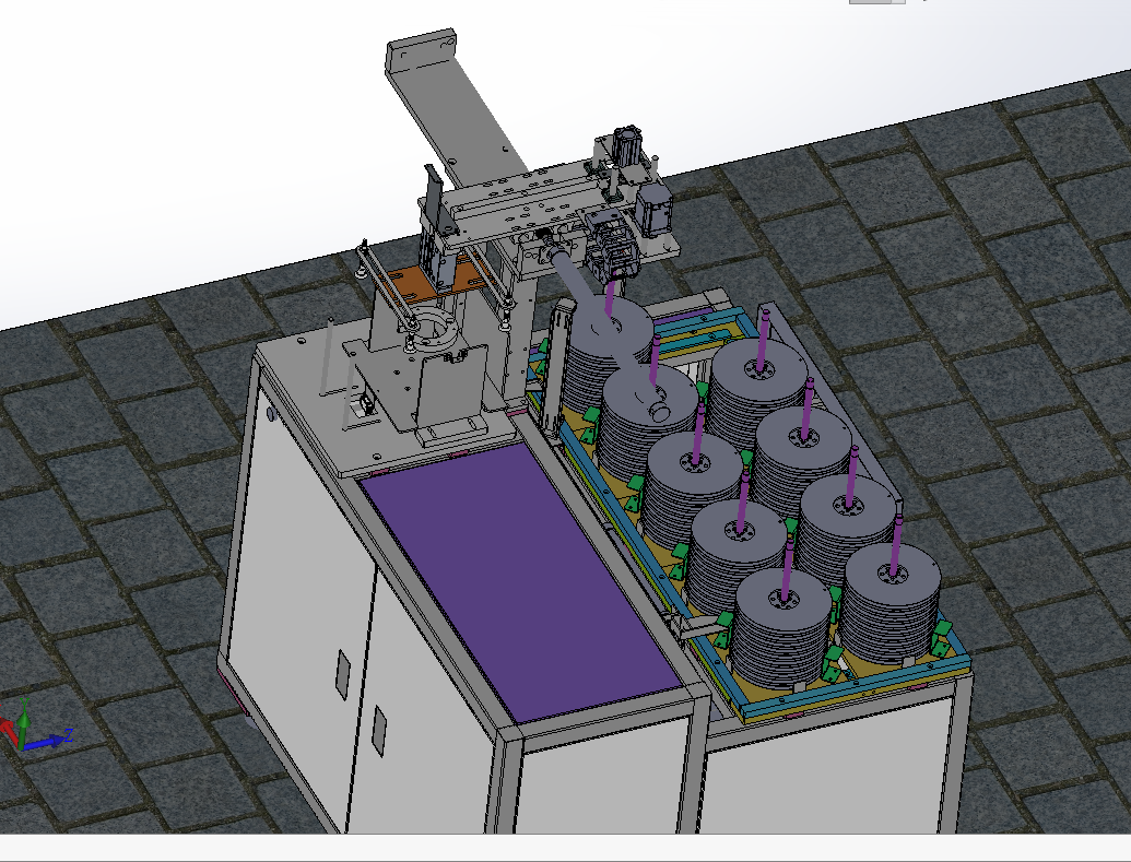 卷盘式上料机sw18可编辑