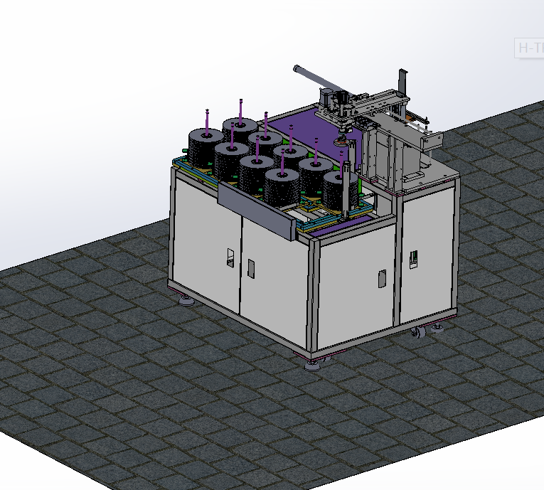 卷盘式上料机sw18可编辑