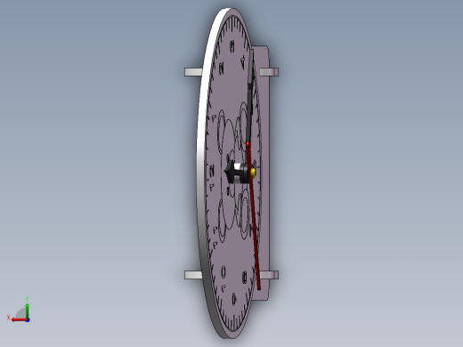 激光切割小熊钟表后视缩略图